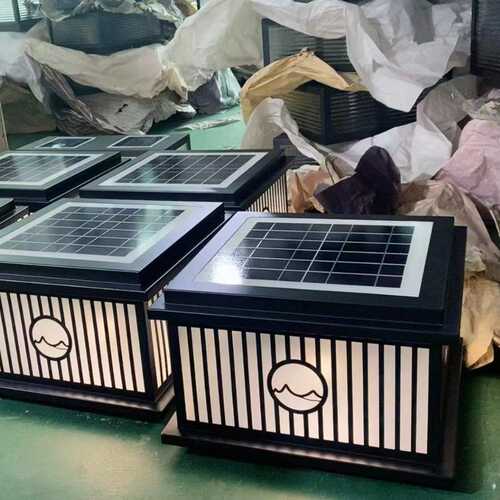 太阳能方形柱头灯别墅灯围墙灯门柱灯大门灯户外LED 庭院灯景观灯