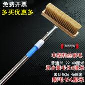 长柄伸缩杆猪鬃洗车刷子擦车拖把水刷汽车洗车工具毛刷软毛洗车刷