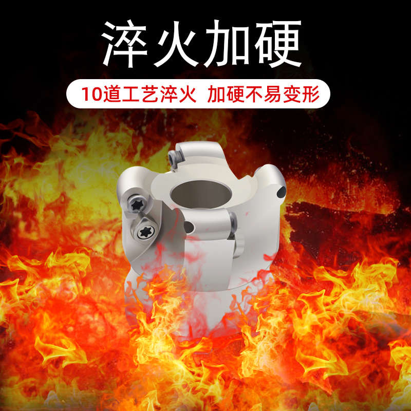 圆鼻铣刀盘 R6 数控铣床/牛鼻铣刀盘/平面开粗 EMRW6R50-25.4-4T