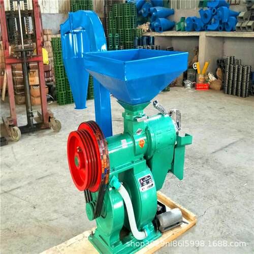 玉米小麦水稻脱壳糙米机电稻动碾脱米机YYT双风道碾米机谷皮碾机