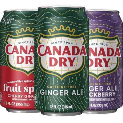 临期特价 美国进口加拿大CANADA DRY姜汁汽水干姜水生姜水355ml