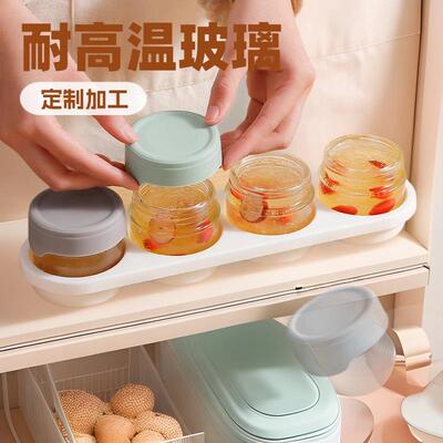 Silicone Lid Bird's Nest Portion Bottle, Food-Grade High Bor