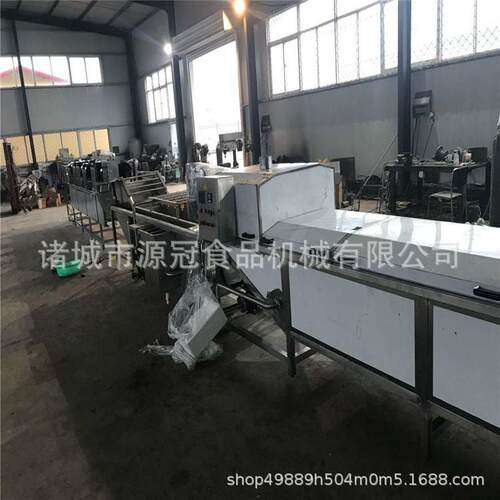 不锈钢网带式变频漂烫机 鸡爪食品预制菜预煮机 果蔬杀青设备