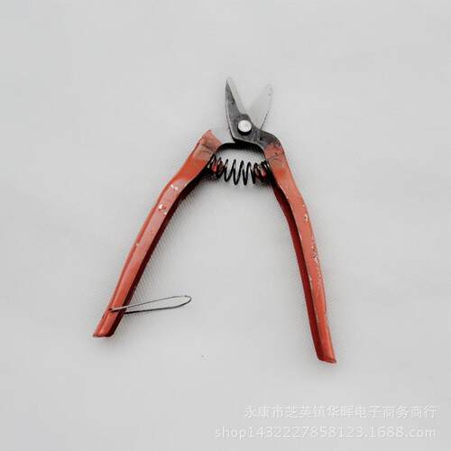 新款直销老款摘果剪刀小号铁柄稀果剪修枝剪摘葡萄摘桔子采果剪花