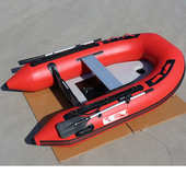 鱼船铝合金 人pvc21皮划艇皮筏子钓艇 橡皮艇运动 .2地板3充气米