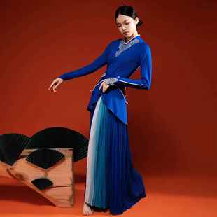 女群舞喜上眉梢衣服演 台装 正品 上枝头舞蹈服饰2025春喜晚同头舞款