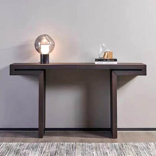 新中式实木供桌条案玄关台入户靠墙玄关柜正对门走廊尽头玄关桌子