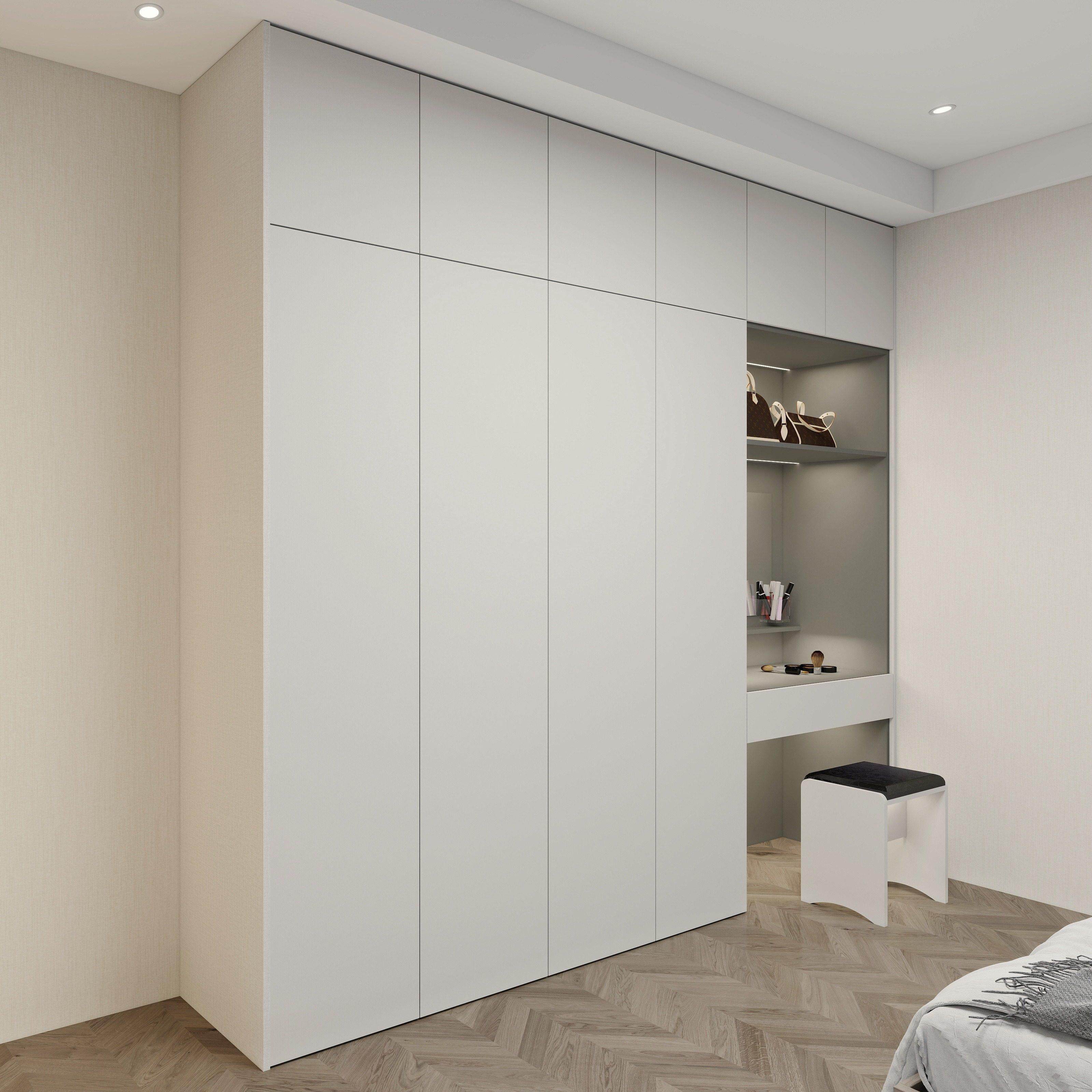 不锈钢衣柜定制家用卧室全屋定制现代简约大衣橱轻奢开放式衣帽间,住宅家具,自由组合衣柜,淘宝优惠券,粉丝福利购,淘宝优惠卷