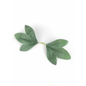 花叶牡丹配件布印叶片孔 红心丝中叶子仿真两叶23叉 厘米牡丹花