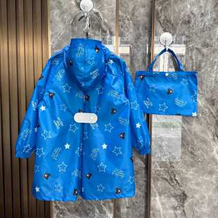 日系2025儿童雨衣男童女童轻便防水雨披女孩学生幼儿园轻薄防雨服