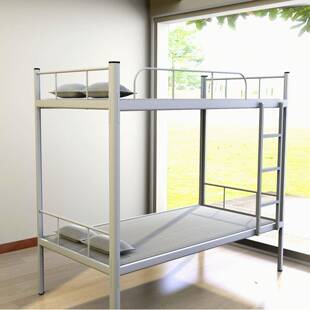 学校舍双层床工厂职工宿舍上下铺KMR宿铁床人工地工人铁双高低铁