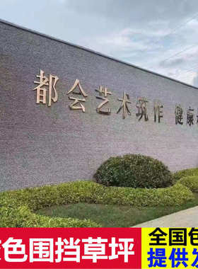 灰色草坪人造草坪工程装饰围挡草坪幼儿园草坪地毯户外塑料假草皮