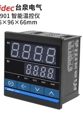台泉电气tqidec温控器短款CD901多种输入PID温控表EKS智能温控仪