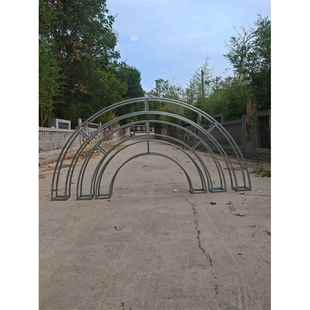 婚庆道具铁艺架子半圆拱门圆弧形展示架户外婚礼装饰门花架爬藤架