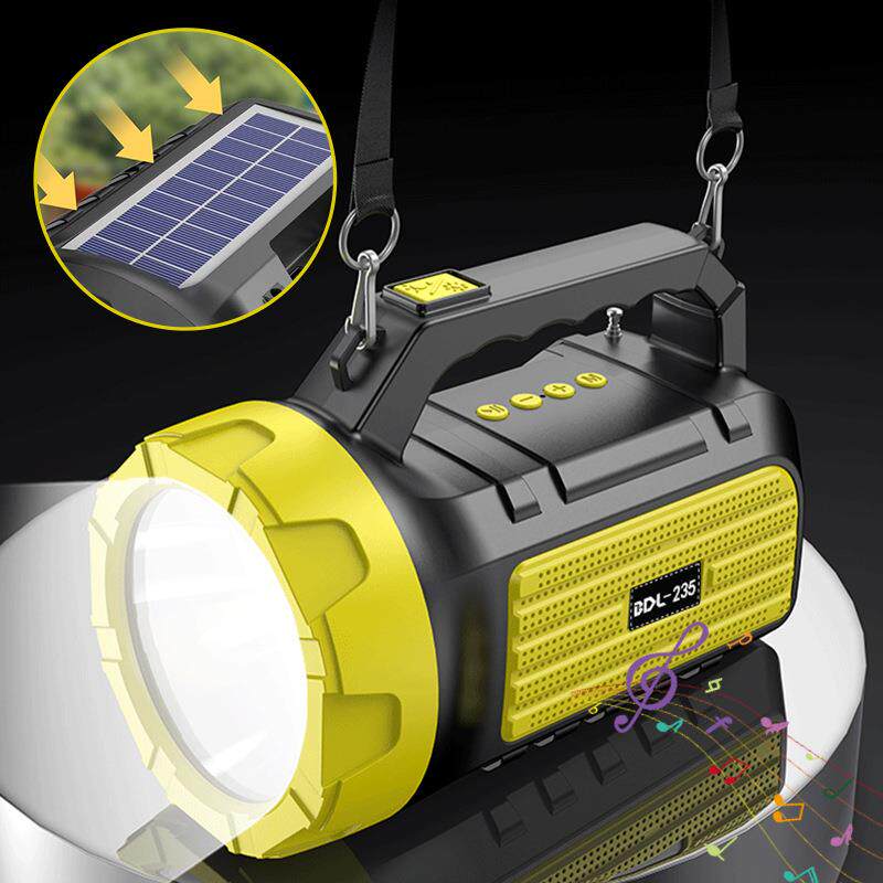 户外音响蓝牙扬声器无线插卡太阳能创意多功能手电筒手提音箱