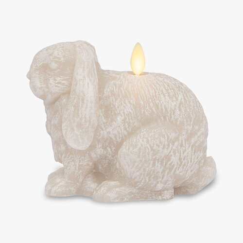 Chalk Flameless Candle Lop Rabbit Figural亚马逊爆款 复活节兔