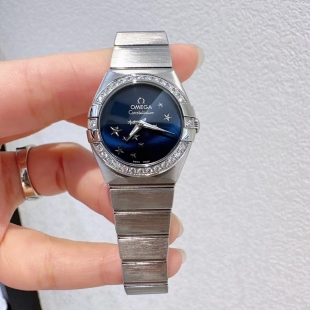 公价3.77万 98新欧米茄星座123.15.24.60.03.001女手表24mm正品