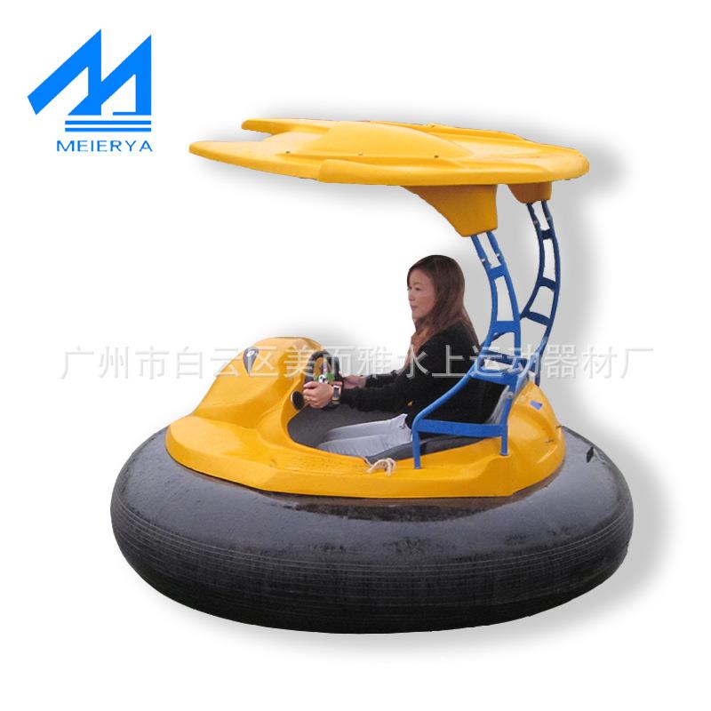 水上乐园电动碰碰船玻璃钢亲子休闲激光观光船水上游艺设施