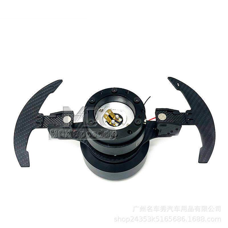 新品平款中凹竞技方向盘换挡拨片通用汽车改装快拆方向盘碳纤拨片