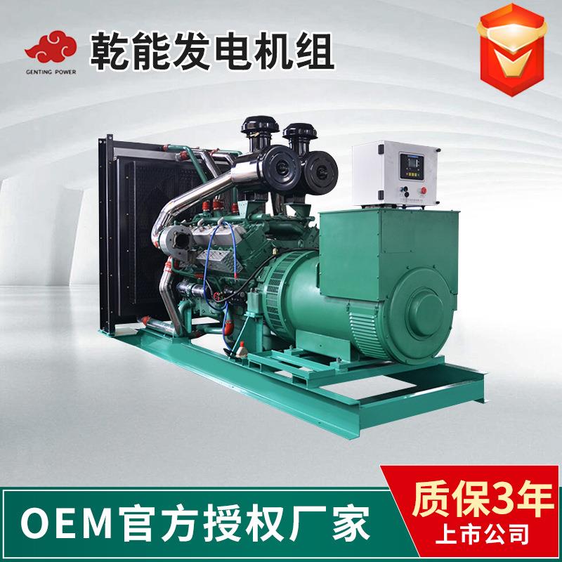500KW上柴分厂柴油发电机上海乾能发电机组房地产验收高功率
