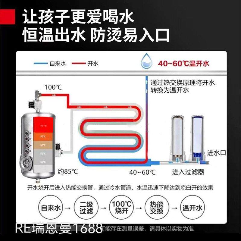 幼儿园立式饮水机学校不锈钢恒温一体直饮机大容量开水器厂柜式