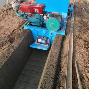 自走式水成型机机农田灌溉公路边沟渠水渠土滑模846 混凝水渠成型