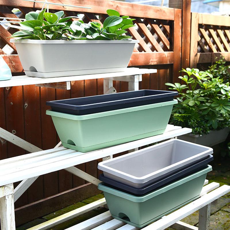 长方形种菜长条霍伦花盆塑料花瓶