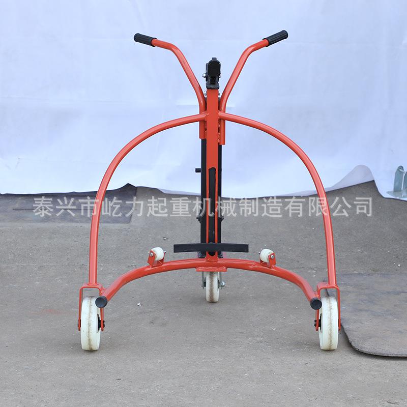 手动油桶搬运车 油桶搬运叉车 多功能油桶车 脚踏式手动液压车