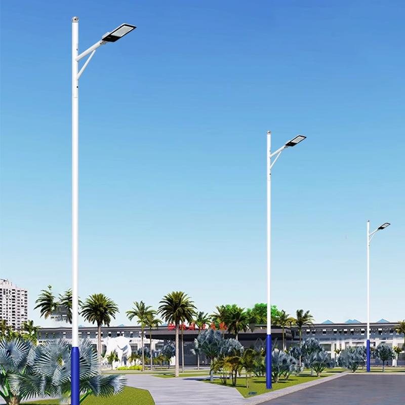 6米LE路D太能政光伏马路阳新农村灯户外灯市HGB工程道路高杆灯超