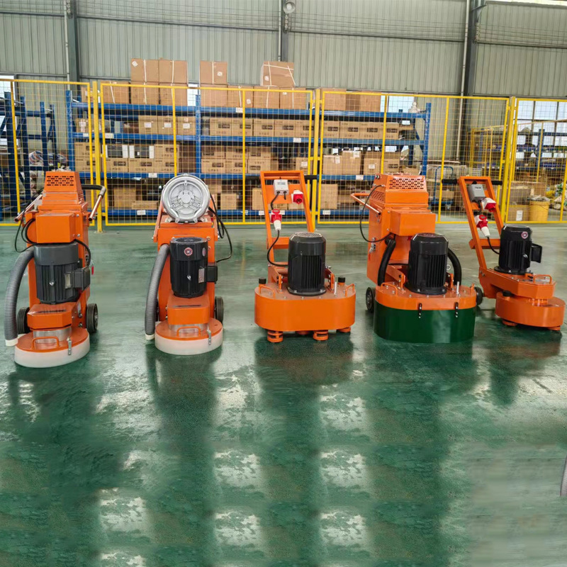 地评机械大全 双磨盘双吸尘地面打磨机 无尘环氧地坪研磨机优惠