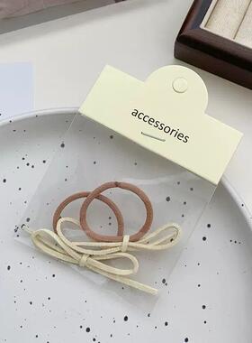 编发丝绒带儿童扎头发头绳小女孩新年喜庆发饰发带彩绳编辫子绳