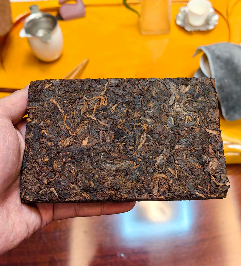 2007年古樹普洱熟茶老茶頭磚250g特級陳茶高貨茶 普洱茶 BUASHOP普洱老茶