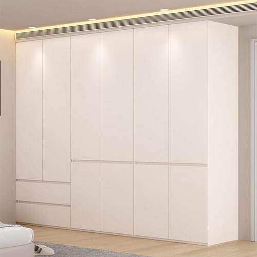 ENF级航空铝蜂窝板分段式衣柜卧室家用定制现代简约一门到顶衣橱