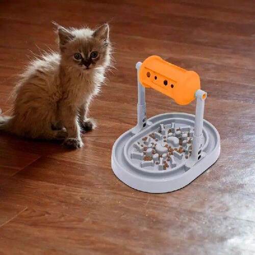 Slow Feeder Pets Toys Rolling Pet Puzzle Toys Adjustable