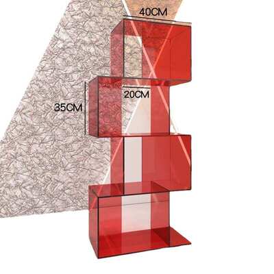 服装店鞋包亚克力透明展架鞋店鞋子展示架货架展示柜陈列橱窗摆件