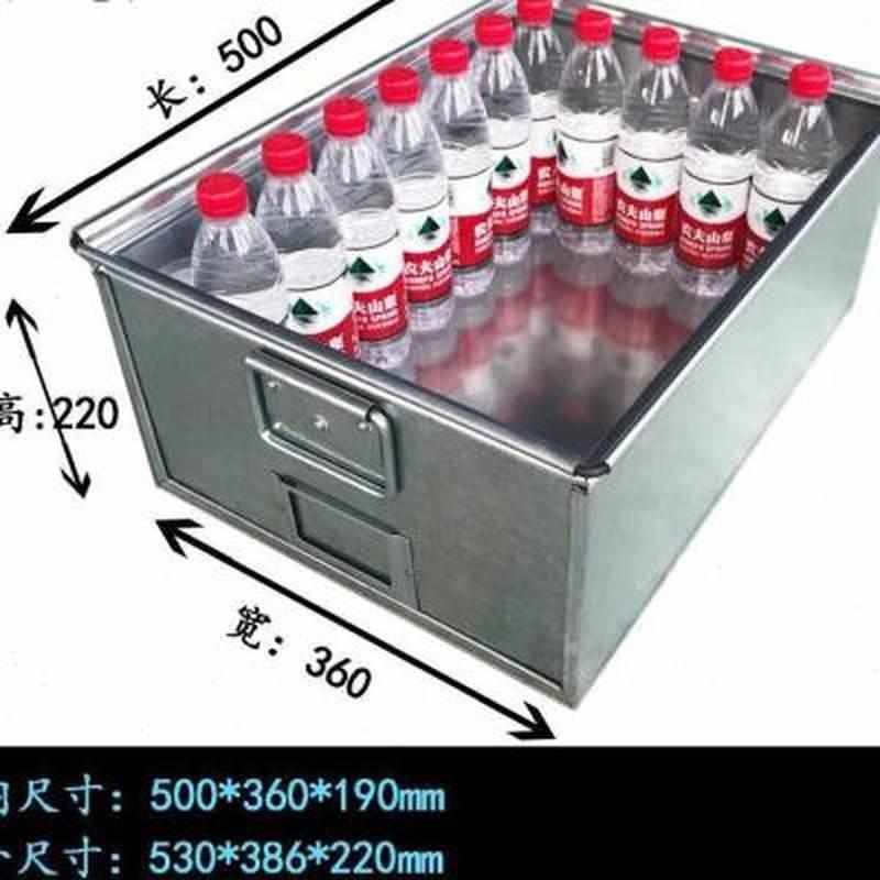工业皮卡铁箱工具加厚后斗铁大搬运周转箱金属五金物流物铁皮零件