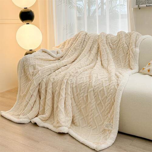 绒毛毯塔芙绒毯子四季通用2025新款加绒毛毯午休盖毯通用高级纯色