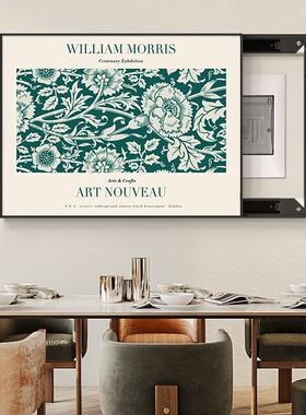 北箱欧风电表箱装画小众SQ1214-0艺源术配电箱遮挡壁画饰弱电电开