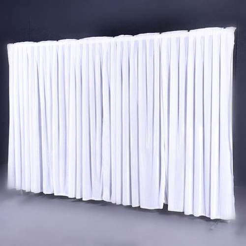 婚庆纱幔金丝绒幔背景布黑色110婚礼置舞台幕布布布幼园背景布儿