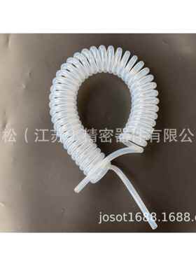 透明铁氟龙螺旋管 FEP伸缩管 PFA弹簧管 四氟乙烯管 耐腐蚀管