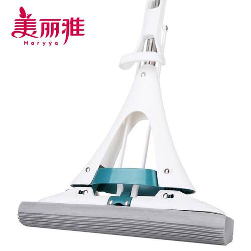 美丽雅大器大时代胶棉拖把大号加长海绵墩布泡沫厨房卫生间专用
