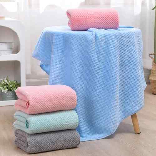 萝浴巾毛巾加厚菠加格宽柔软吸水菠萝格浴不掉毛男女澡家洗用速干