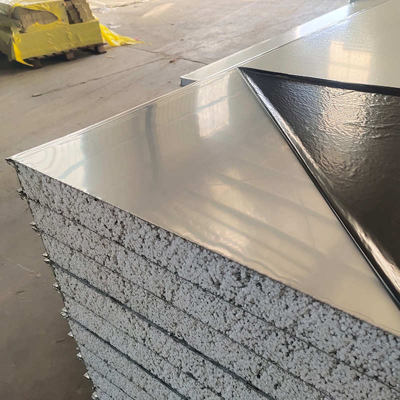 防火净化板无尘车间机制不锈钢岩棉板保温隔热岩棉夹芯板厂家供应