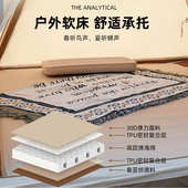 户外自动充气垫加厚横孔3D海绵垫子露营基地野营帐篷垫防潮垫