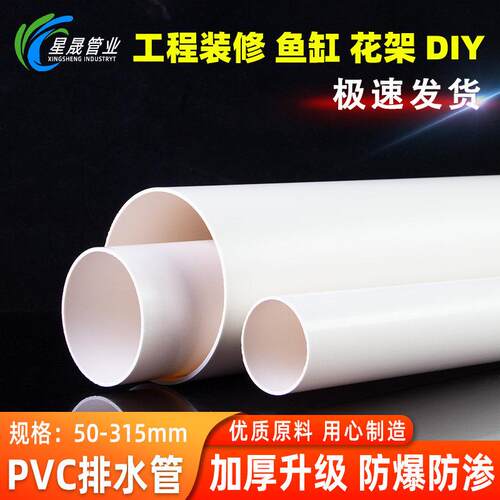 pvc排水管空调洗衣机厨房高位排污通风下水雨水延长UPVC材配件110