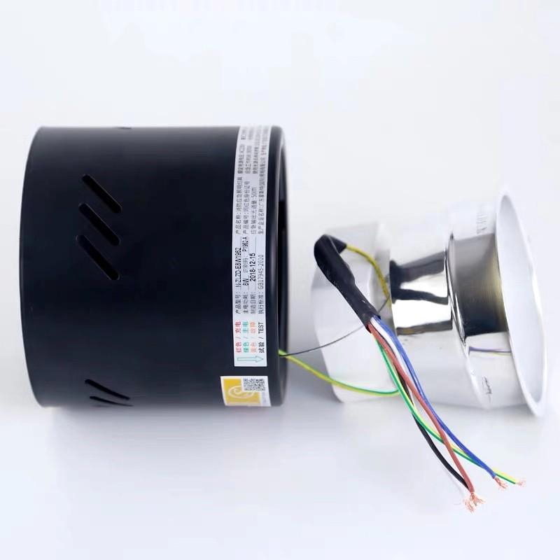 明装应急筒灯LED消防应急灯明装免开孔4寸5寸6寸吸顶筒灯π拿斯特