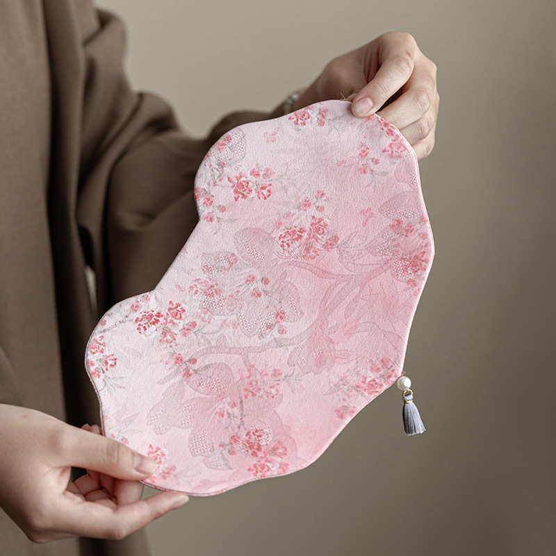 云纱主人席中式茶席桌布桌旗茶垫防水干泡茶巾免烫防皱