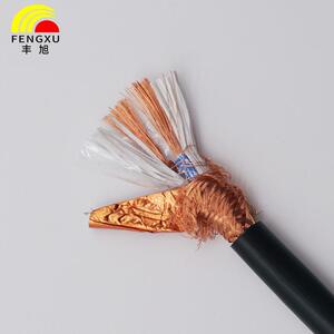 丰旭国标RVVP 2芯屏蔽线0.5/0.75/1.0/1.5平方纯铜信号控制电缆