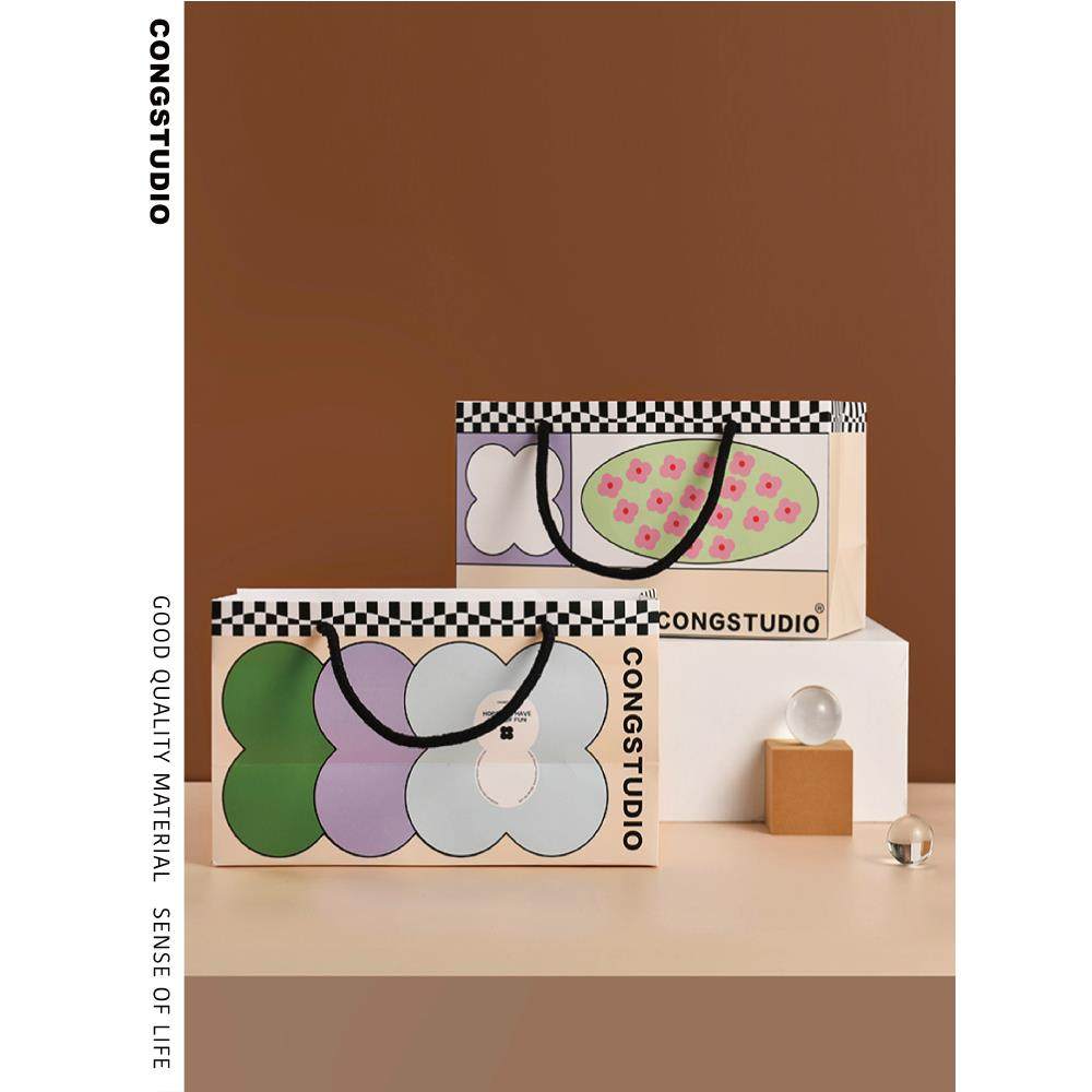 CONGSTUDIO|时髦礼品袋创意购物袋大容量纸袋贺卡送礼可循环使用,节庆用品/礼品,贺卡/卡片,淘宝优惠券,粉丝福利购,淘宝优惠卷