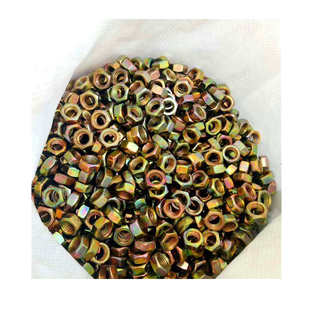 六角螺母 M30 碳钢镀锌螺帽4级本色螺母镀彩锌罗帽M4M5M6M8M10M12